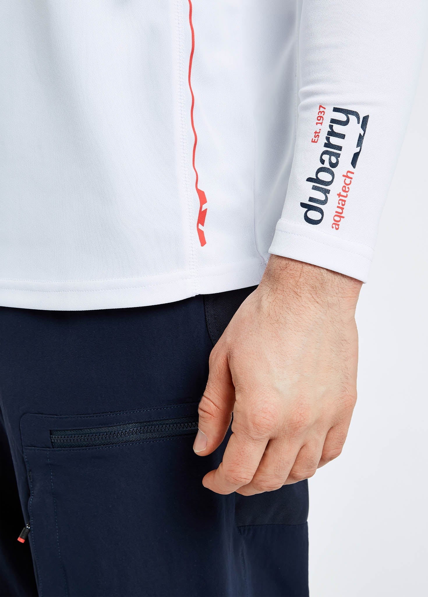 Ancona Men's Long-Sleeved T-Shirt - White