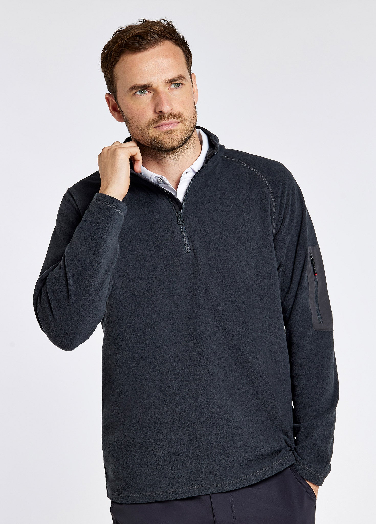 Valencia Men's Quarter-zip Fleece - Graphite