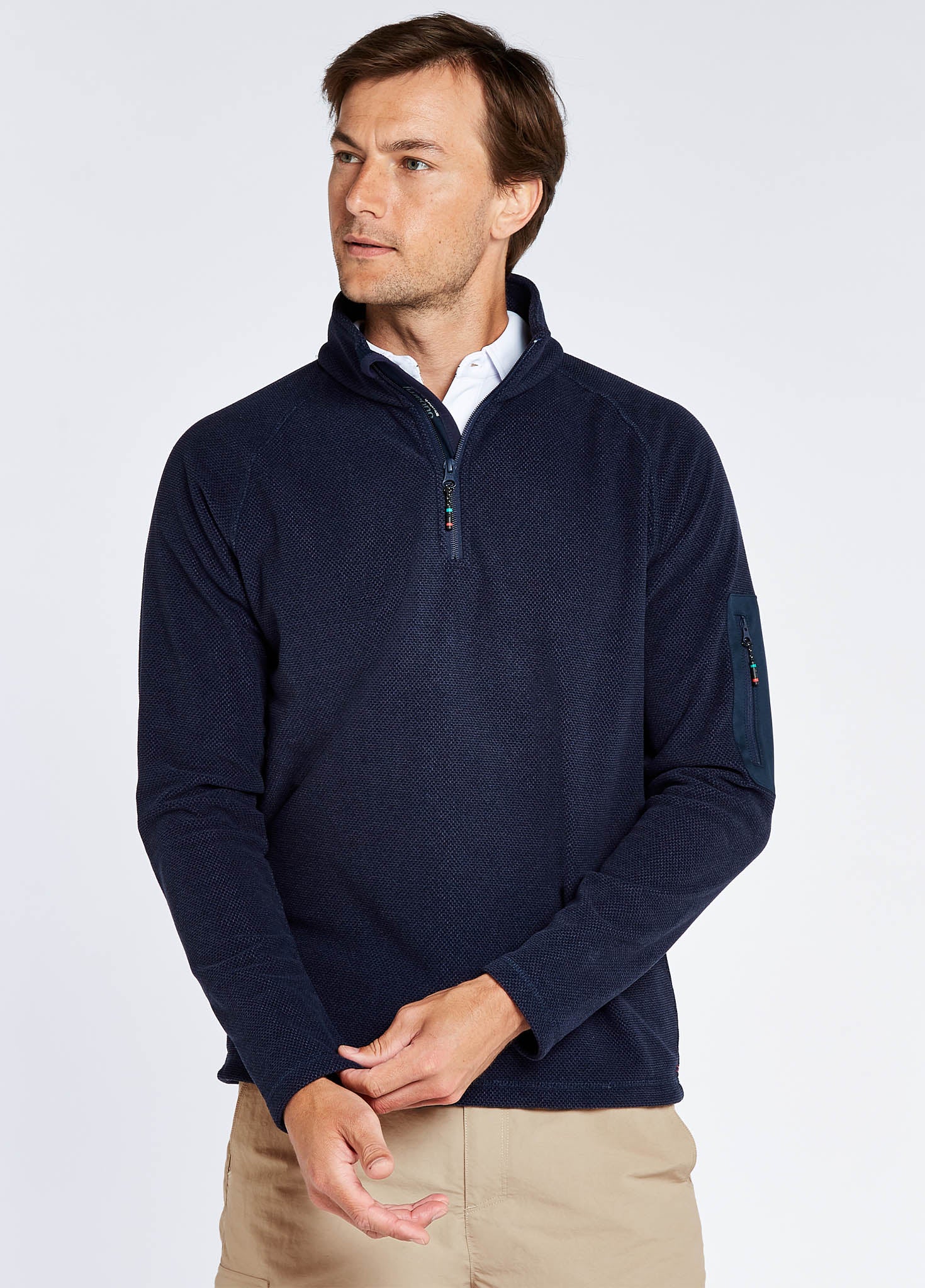 Monaco Men's Quarter-zip Fleece - Navy