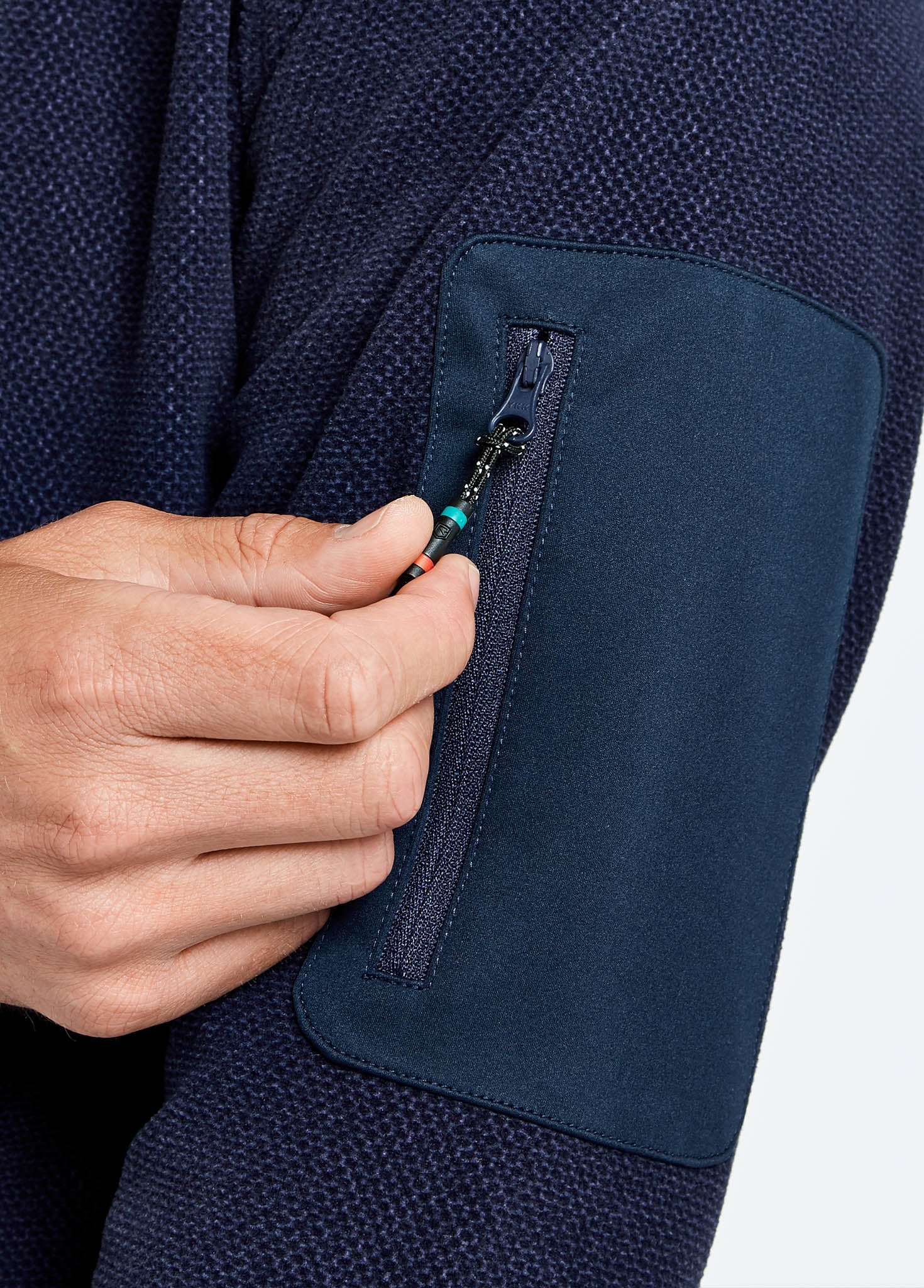 Monaco Men's Quarter-zip Fleece - Navy