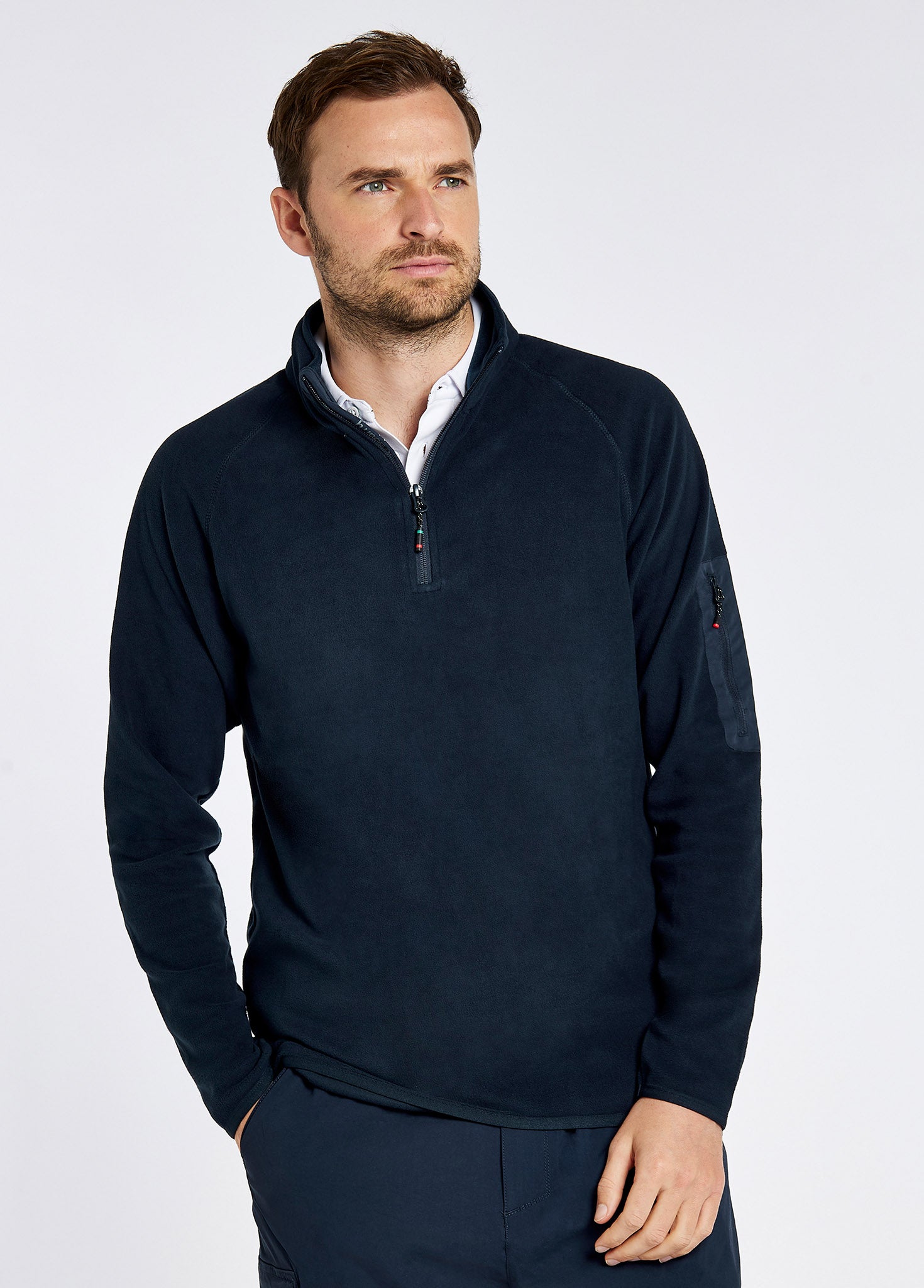 Valencia Men's Quarter-zip Fleece - Navy