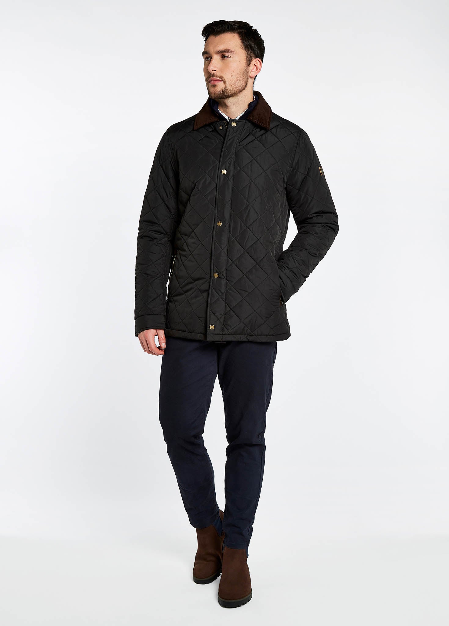 Mountusher Men's Quilted Jacket - Black