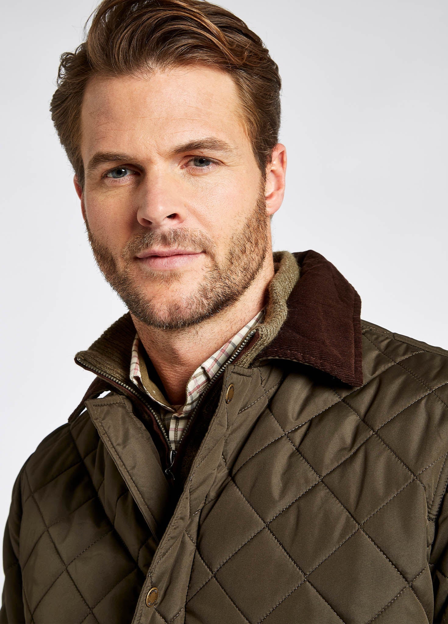 Mountusher Men's Quilted Jacket - Olive