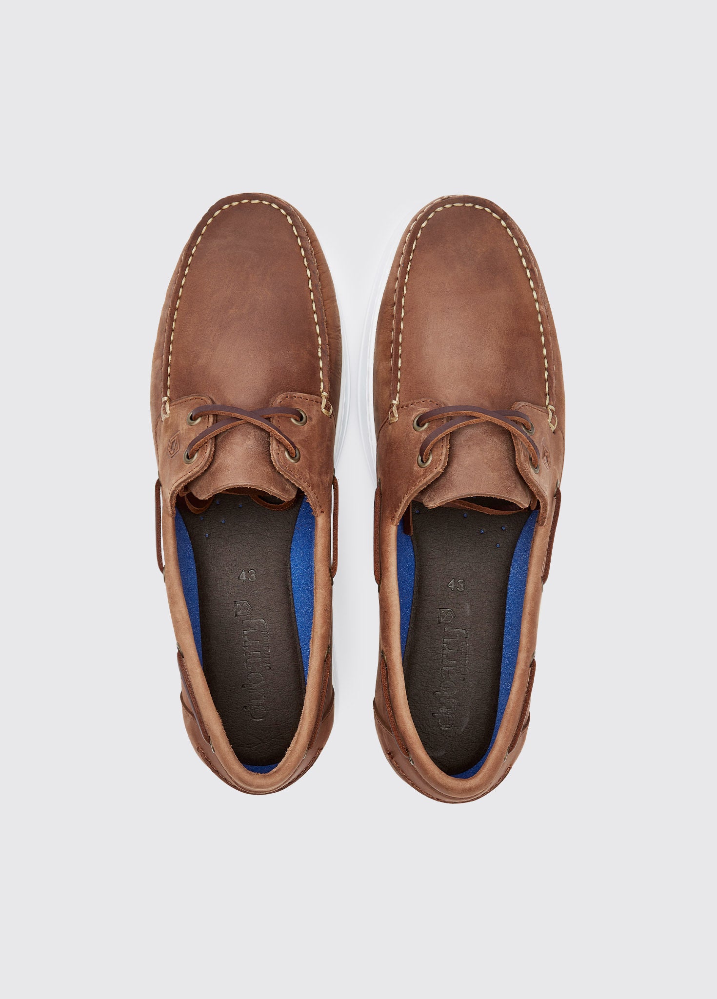 Oceania Mens dubarrylite™ Two Eye-Tie Moccasin - Chestnut