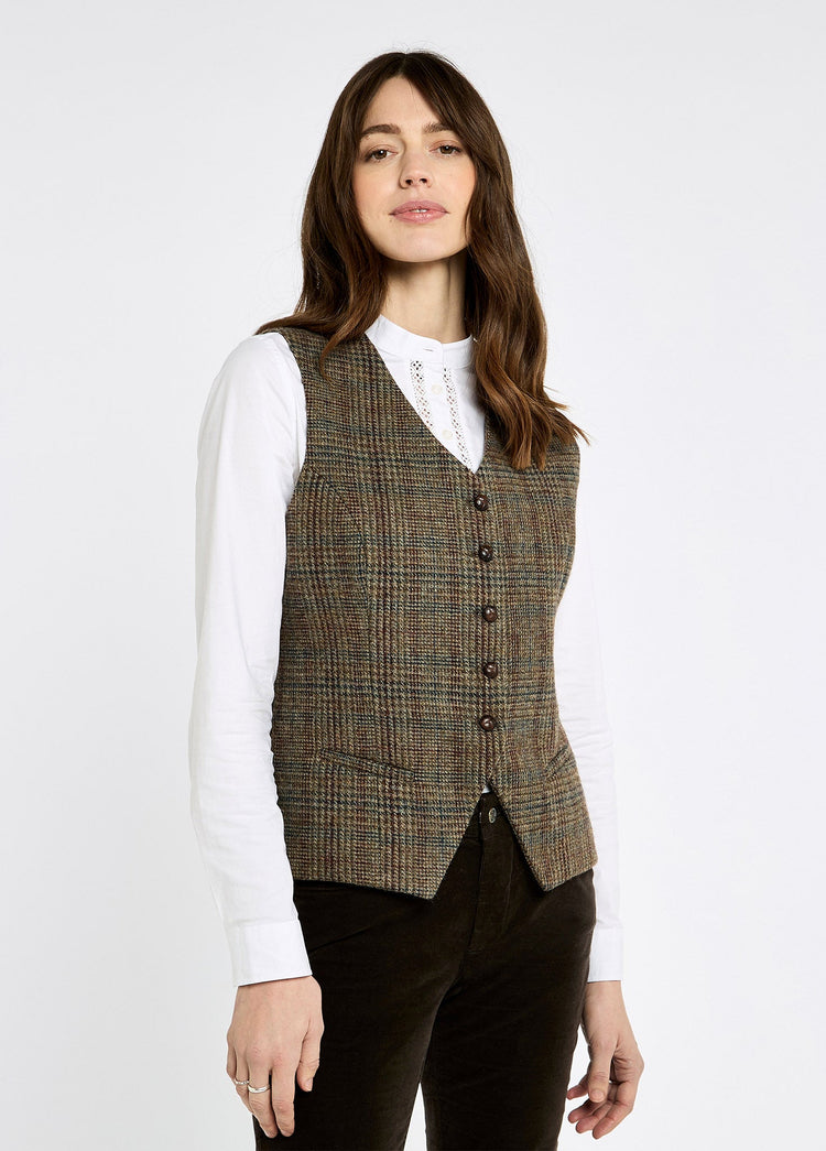 Robinswood Ladies' tweed waistcoat- Kelty Glen