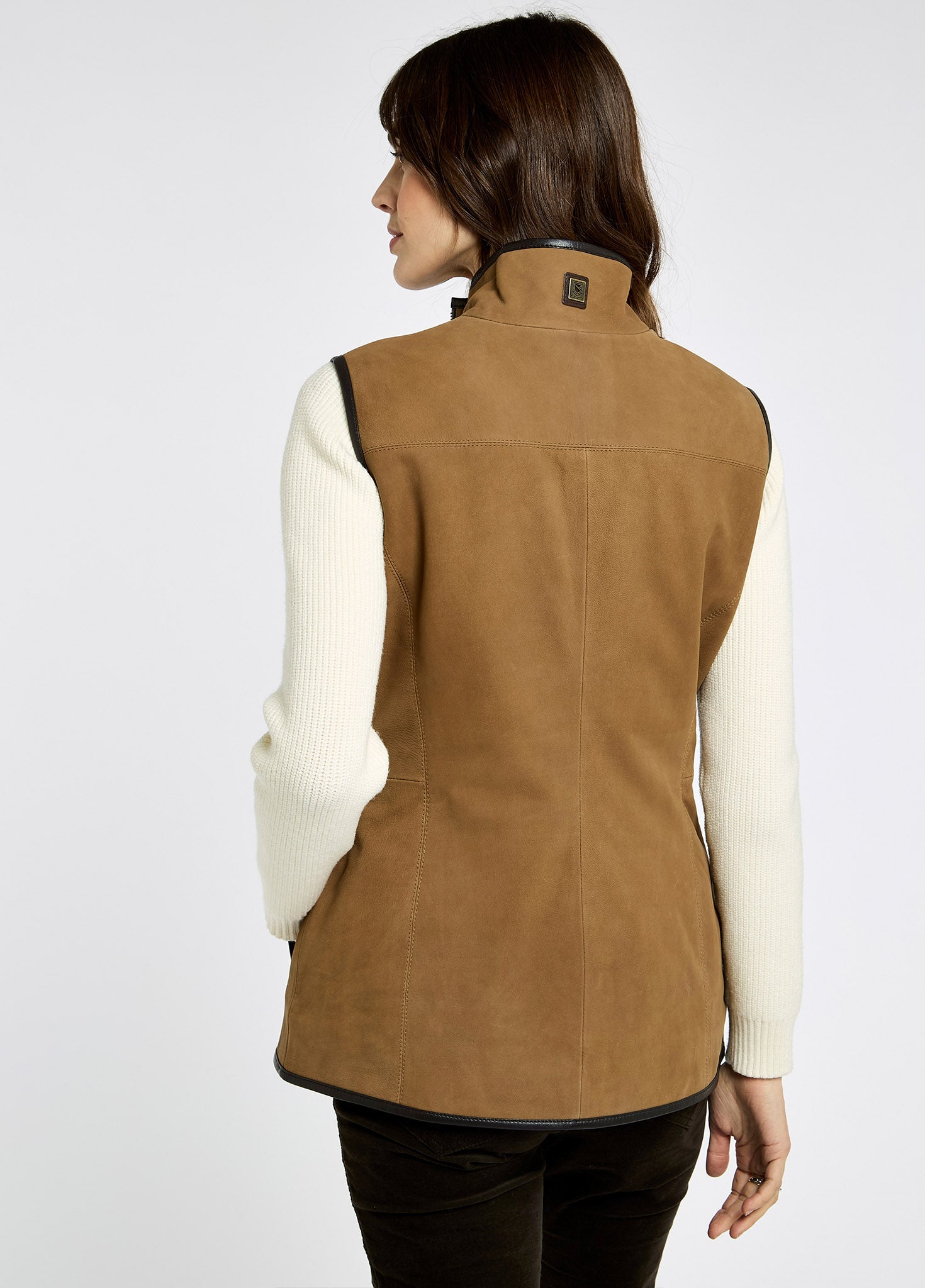 Kingston Ladies' Leather Vest - Tan