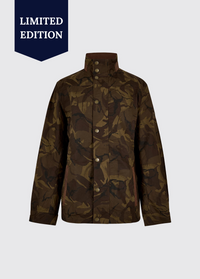 Carrickfergus LTD Men's Limited edition waxed cotton jacket - Brown Camo