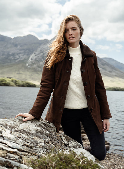 Mountrath Ladies Waxed Cotton Jacket - Olive