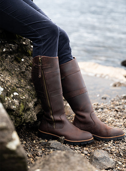 Clare Ladies' Country Boot - Walnut