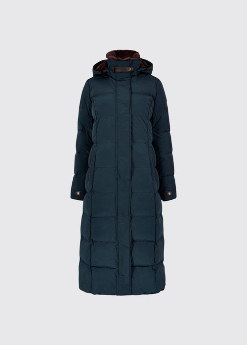 Aldborough Women's full length down jacket - Navy