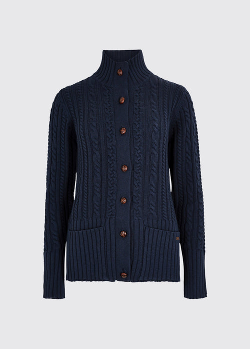 Ardrahan Ladies' fisherman cardigan - Navy