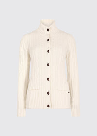 Ardrahan Ladies' fisherman cardigan - Oyster