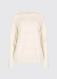 Ashfield Women’s bamboo blend sweater - Oyster