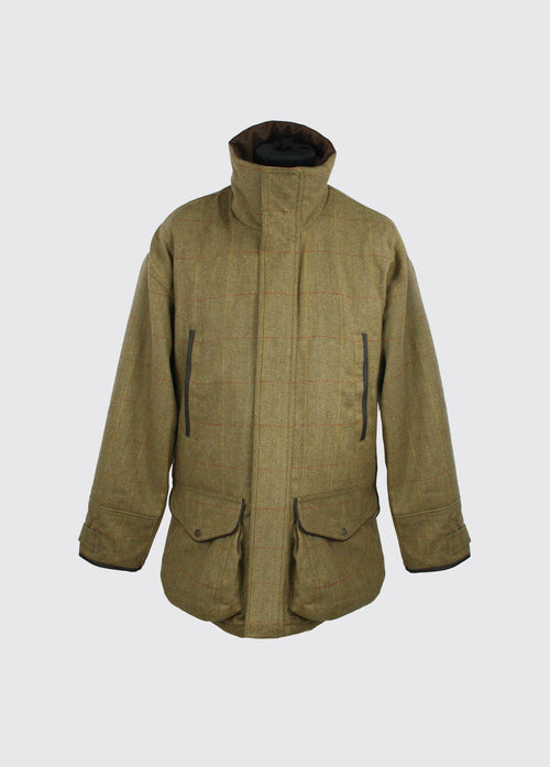 Ballinturbet Men's Tweed Field Coat - Elm