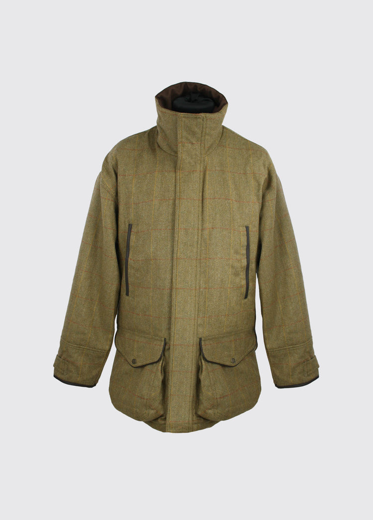 Ballinturbet Men's Tweed Field Coat - Elm