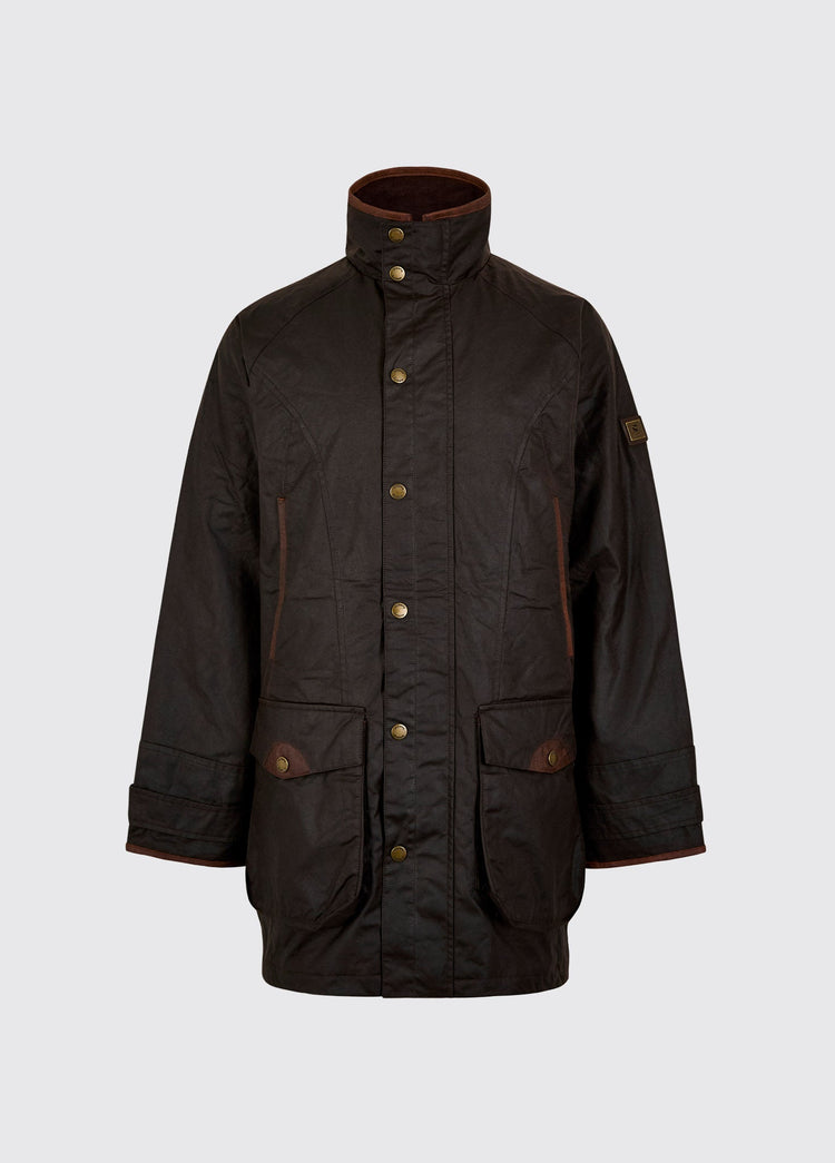 Ballylee Men’s Waxed Cotton Field Sports Jacket - Java