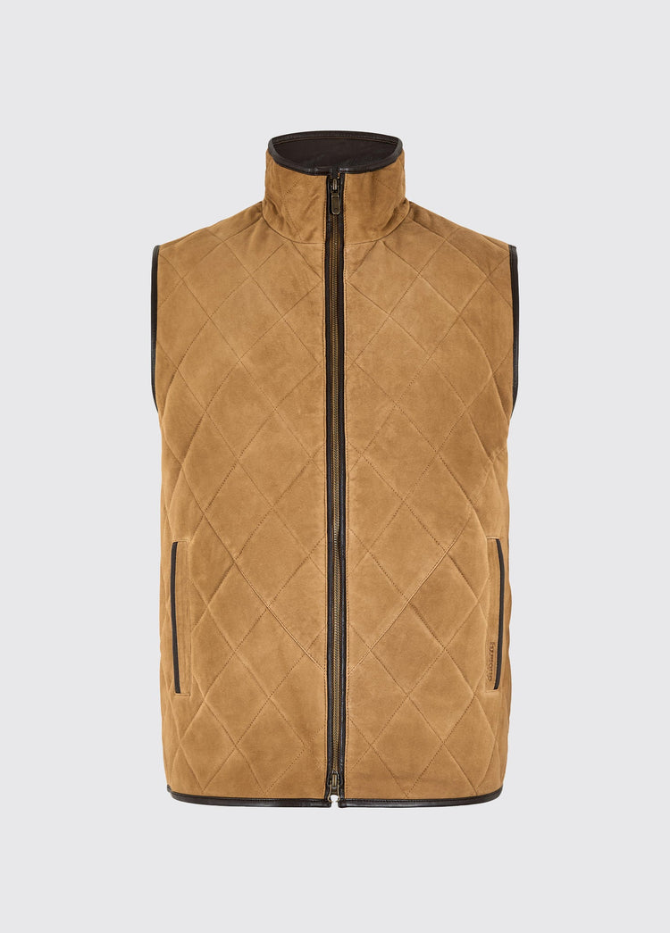 Bellamont Men's goat suede Vest - Tan