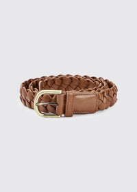 Belmore Ladies' Leather Belt - Caramel