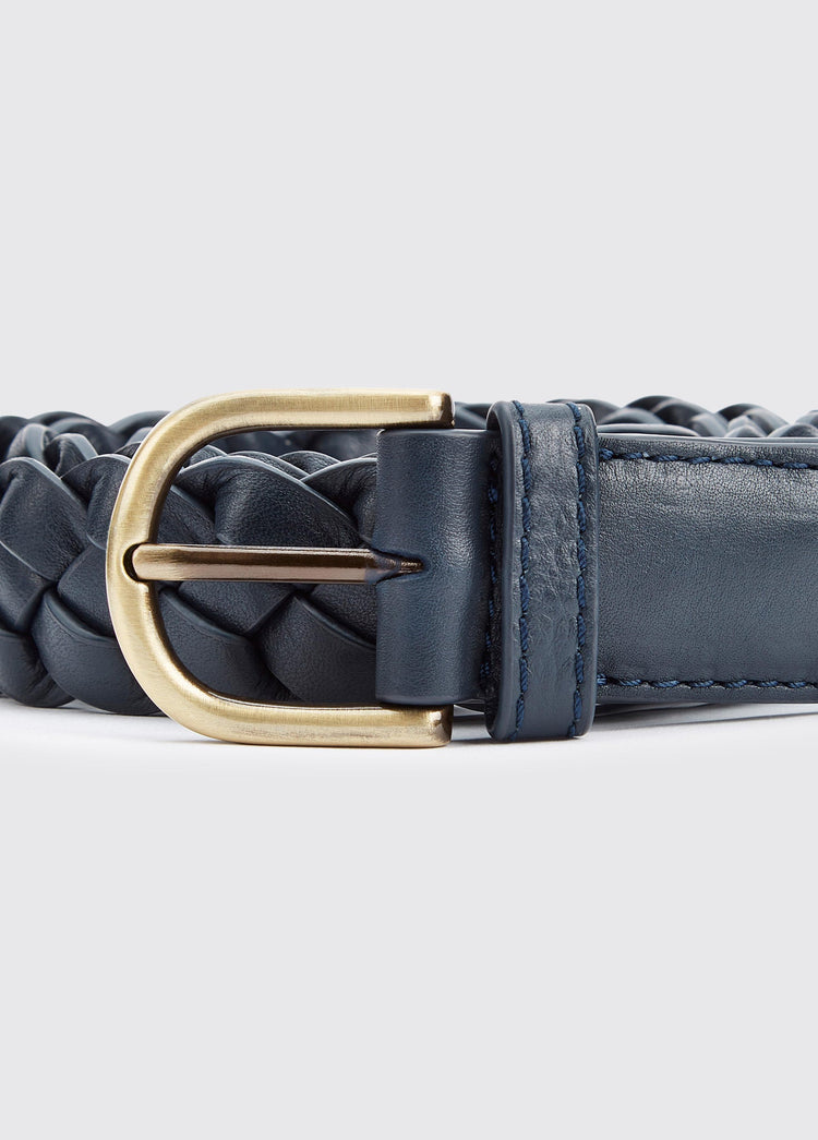 Belmore Ladies' Leather Belt - Navy