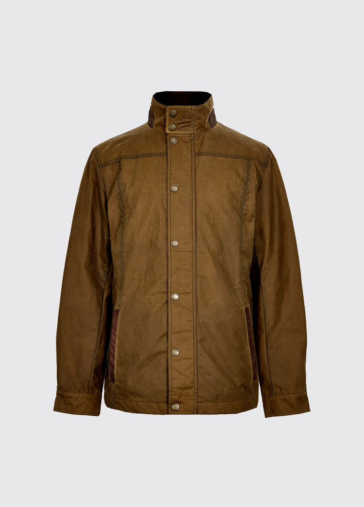 Carrickfergus Men's Waxed Cotton Jacket - Beech