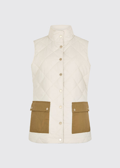 Clashmore Women's Quilted Vest - Bone