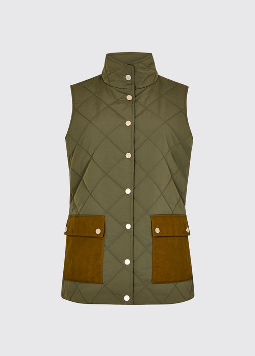 Clashmore Women's Quilted Vest - Kelp