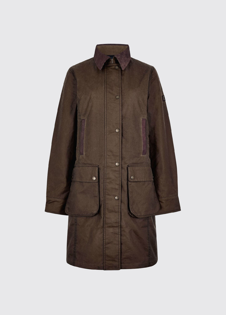 Clifford Women’s Waxed Cotton Jacket  - Olive
