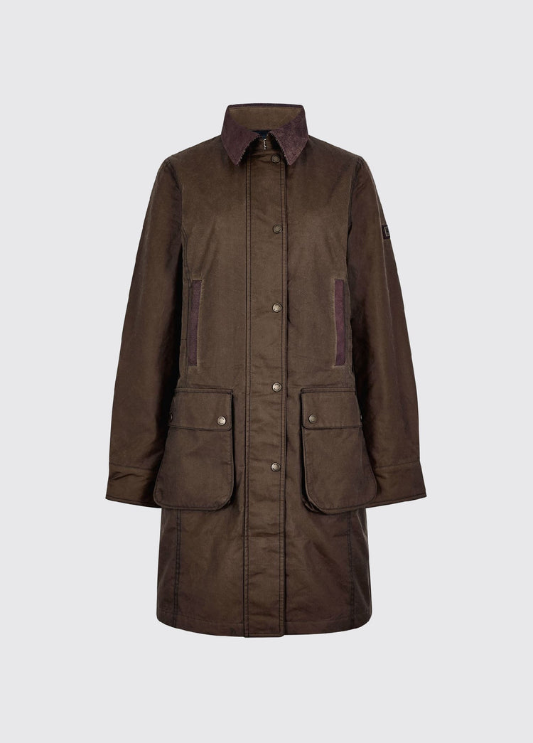 Clifford Women’s Waxed Cotton Jacket  - Olive