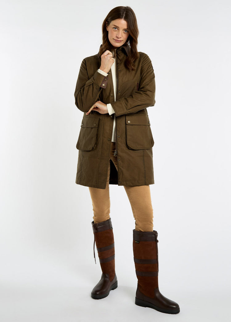 Clifford Women’s Waxed Cotton Jacket  - Beech