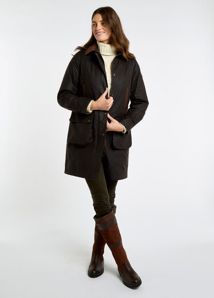 Clifford Women’s Waxed Cotton Jacket  - Java
