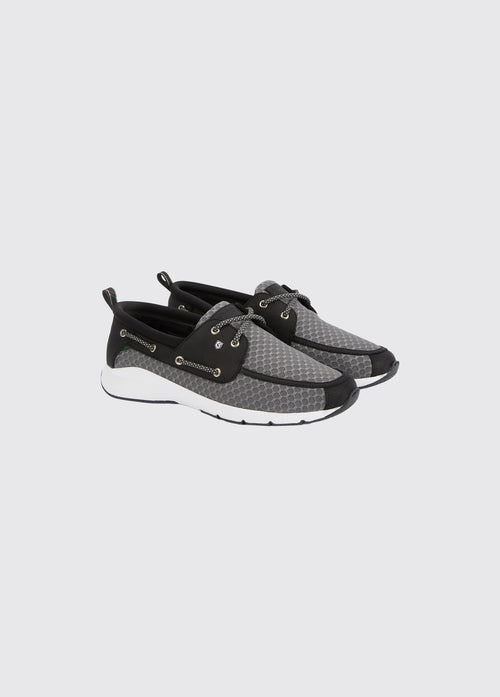 Cliffway Men's Fabric Boat Shoe - Graphite