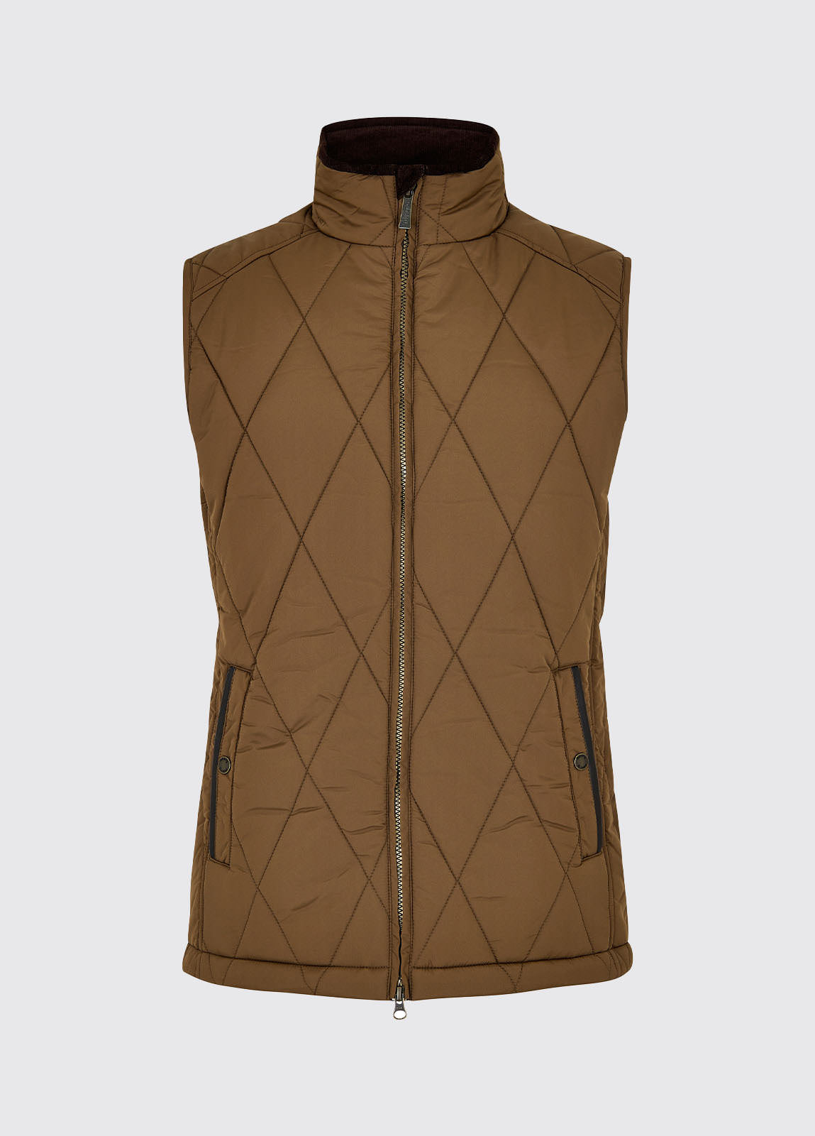 BRIEFING　正規品　MENS 3D LOGO VEST ベージュL Colamber Men's Quilted Vest - Bronze - Sample