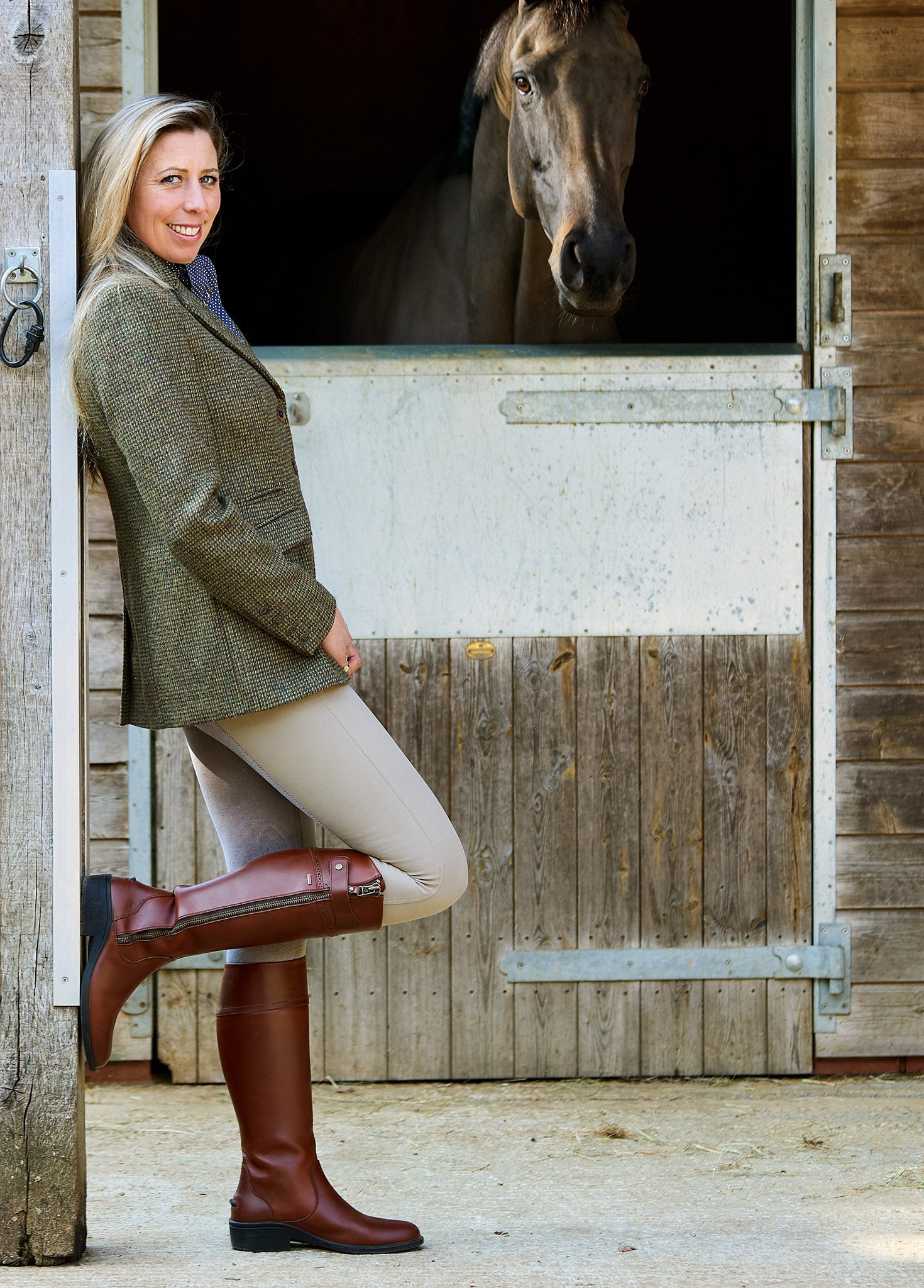 Connemara Tall Waterproof Crossover Riding Boot - Nutshell