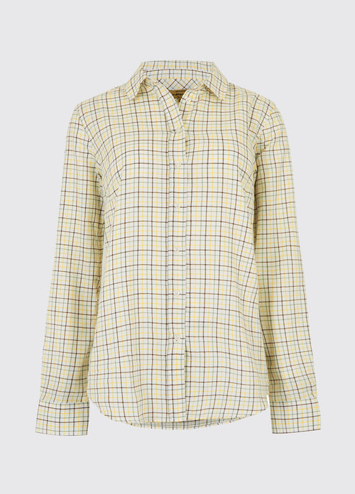 maize dress shirt Maize Mini Floral Sport Shirt W103 / Yellow / Large