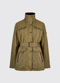 Gandon Women's waxed cotton coat - Golden Khaki