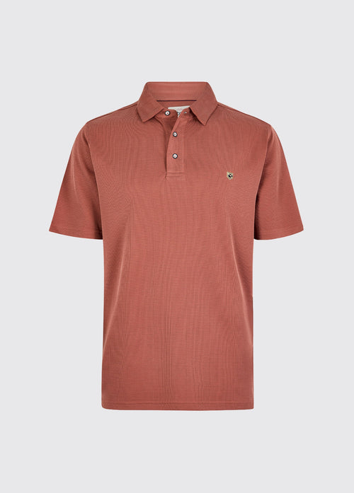 Gilligan Men’s TENCEL™ Modal Polo - Rust