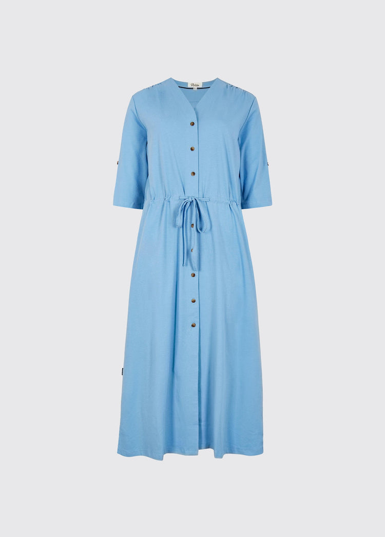 Hanlon Ladies' midi length shirt dress - Azure