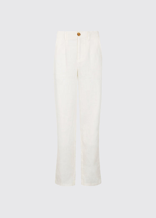 Kelby Ladies' linen trousers - White