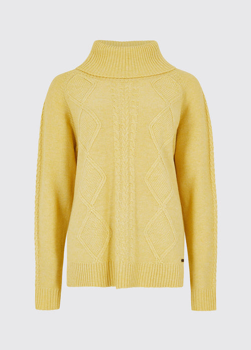 Kirkwood Ladies' Chunky Sweater - Maize - Sample