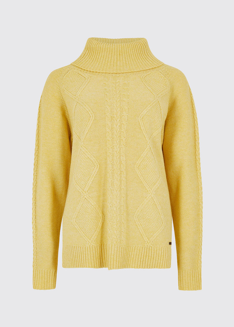 Kirkwood Ladies' Chunky Sweater - Maize - Sample