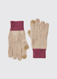 Ballyhide­­ Knitted Gloves - Oat