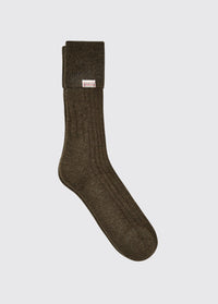 Holycross Alpaca Socks - Olive