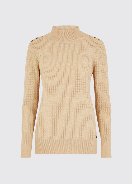 Monkstown Cable Stitch Sweater - Oyster