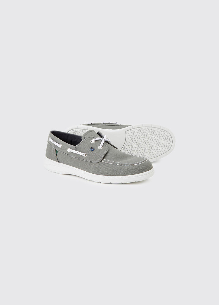 Biarritz Canvas Boat Shoe - Khaki