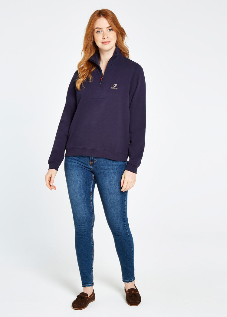 Castlemartyr Women's Quarter Zip Sweatshirt - Navy