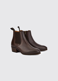 Bray Side Zip Ankle Boot - Old Rum