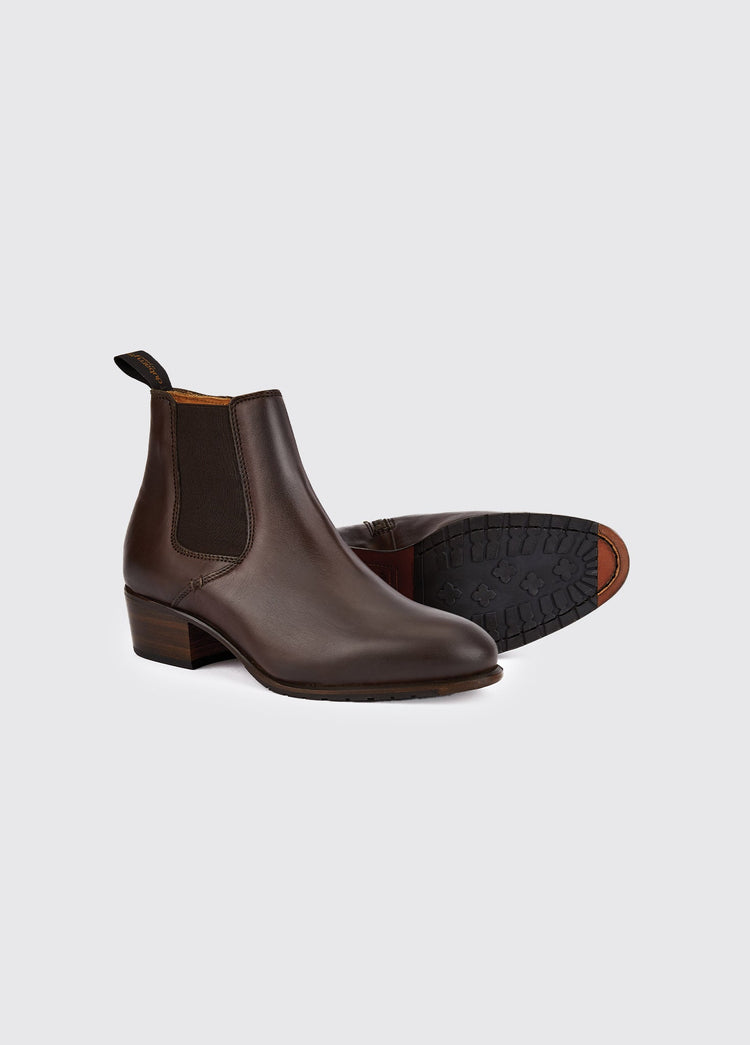 Bray Side Zip Ankle Boot - Old Rum