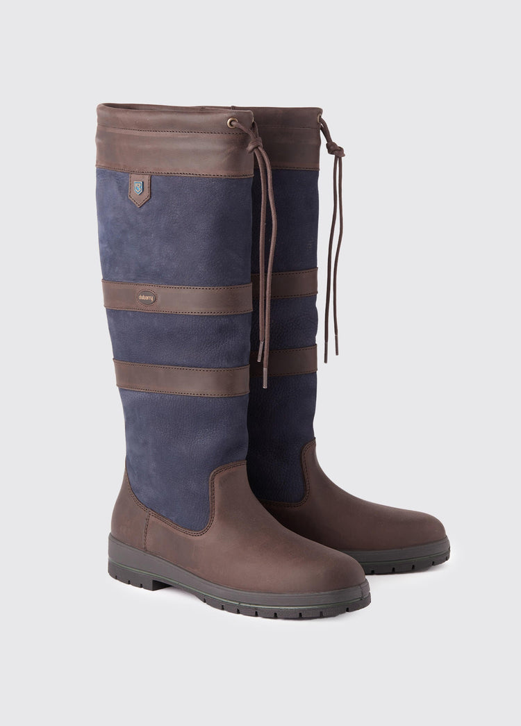 Galway Country Boot  - Navy/Brown