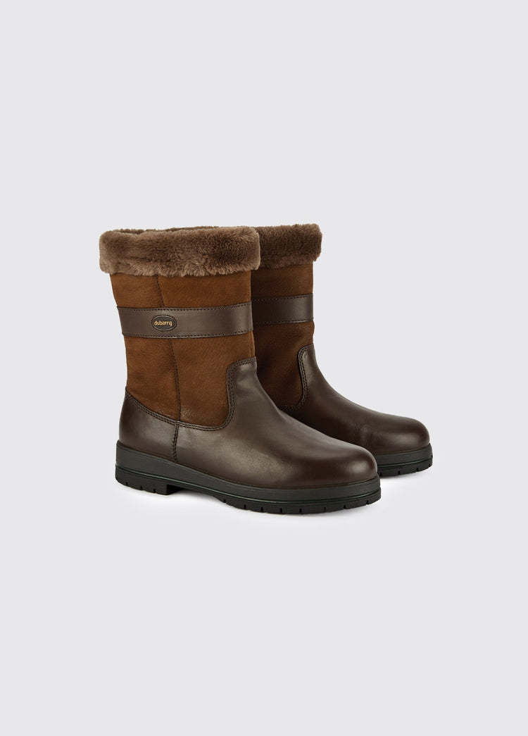 Foxrock Ladies Insulated Country Boot - Walnut