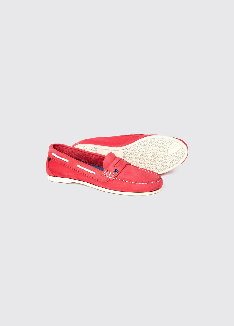 Belize Deck Shoe - Coral